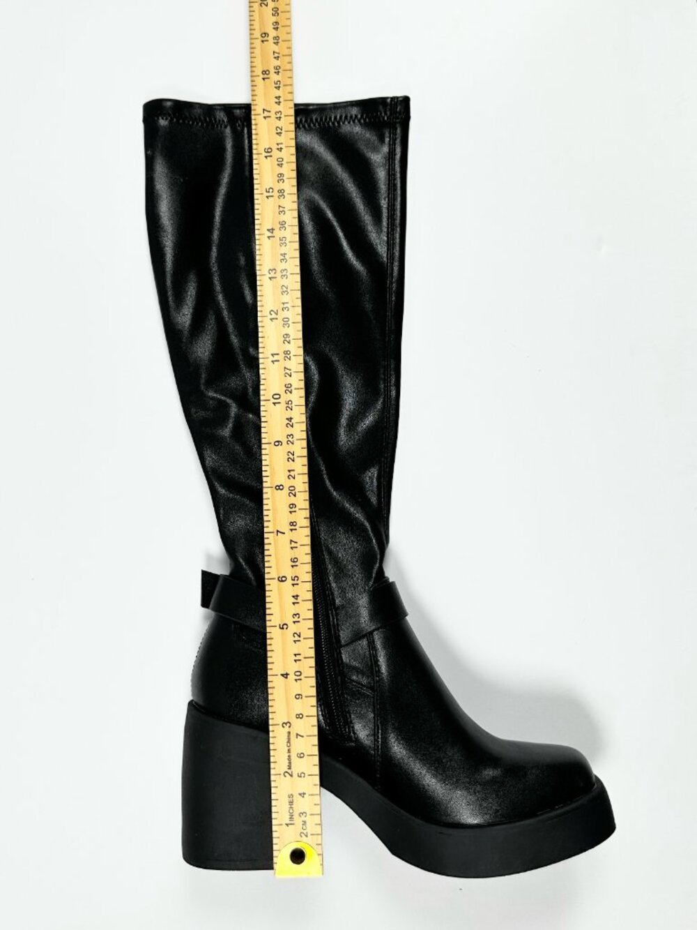Madden NYC Women's Tall Buckle Boots, Black, Size 6, Brand New With Box - Picture 8 of 16